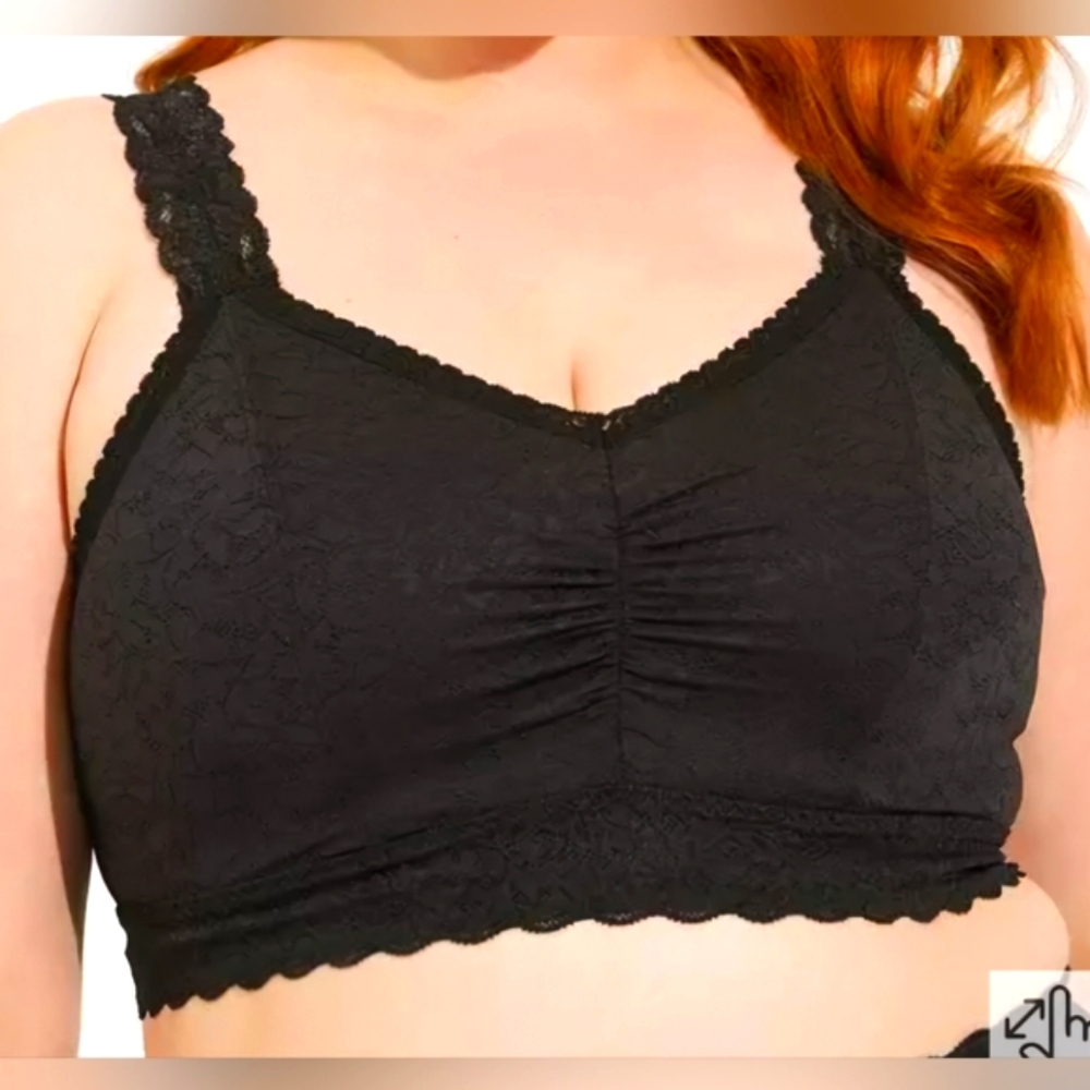 NWT Torrid Curves Lace Bralette (Black 1X)
